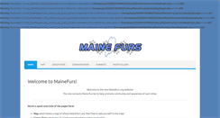 Desktop Screenshot of mainefurs.org