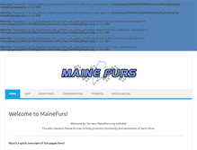 Tablet Screenshot of mainefurs.org
